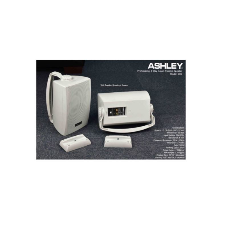 speaker pasif 6,5 inchi ashley B65 speaker colum 2 way ashley original .