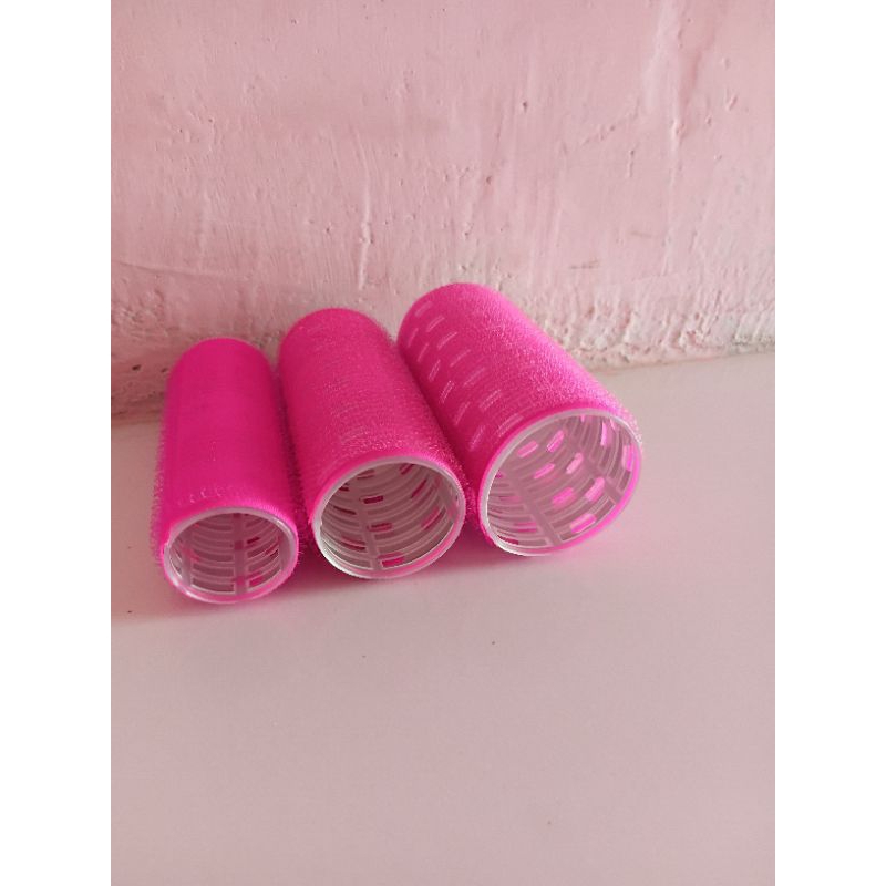 roll rambut isi 3/ roll rambut jumbo/ roll rambut besar/ rol rambut sedang/ penggulung rambut/ penge
