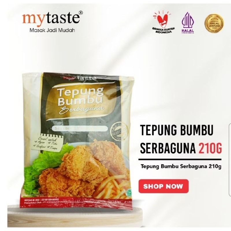 

[MY TASTE] TEPUNG BUMBU SERBAGUNA 210 gram