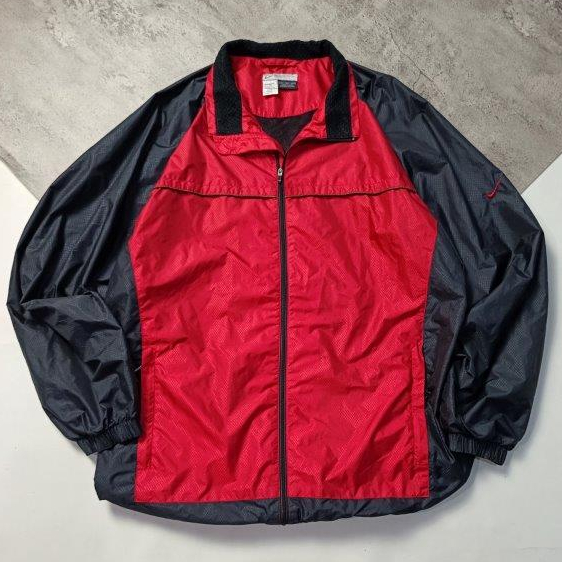 Nike Windbreaker Vintage Sports Jacket Casual Second Size Jumbo XXL