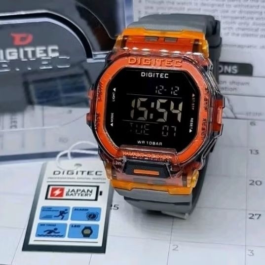 JAM TANGAN DIGITEC DG 5169T / DG-5169 / DG 5169  / DG5169  ORIGINAL 100% WATER PROOF