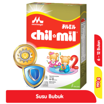 

Morinaga chil-mil 2 Susu Bubuk Formula Bayi 6-12 Bulan 200 g