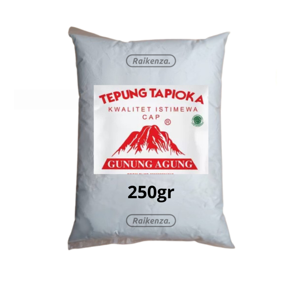 

Tepung Sagu Curah Kemasan 250gr Cap Gunung Agung