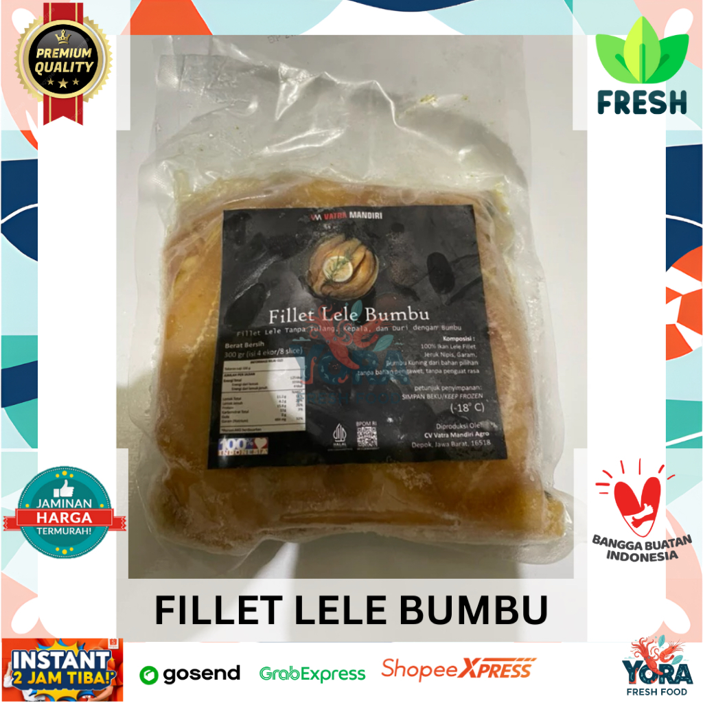

IKAN LELE FILLET BUMBU KUNING MURAH ENAK