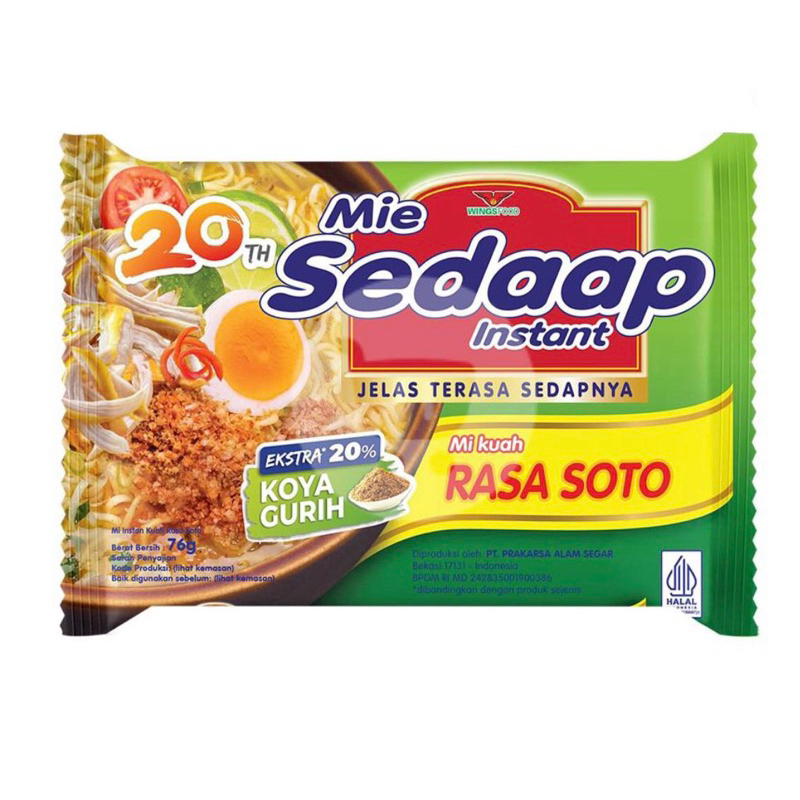 

SEDAP MIE SOTO 75g
