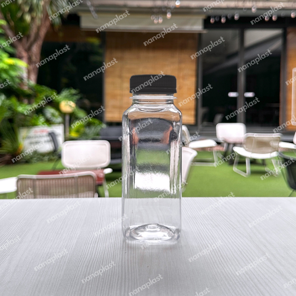 Botol Kale Lemon 250ml - Botol Plastik PET 250ml Tebal