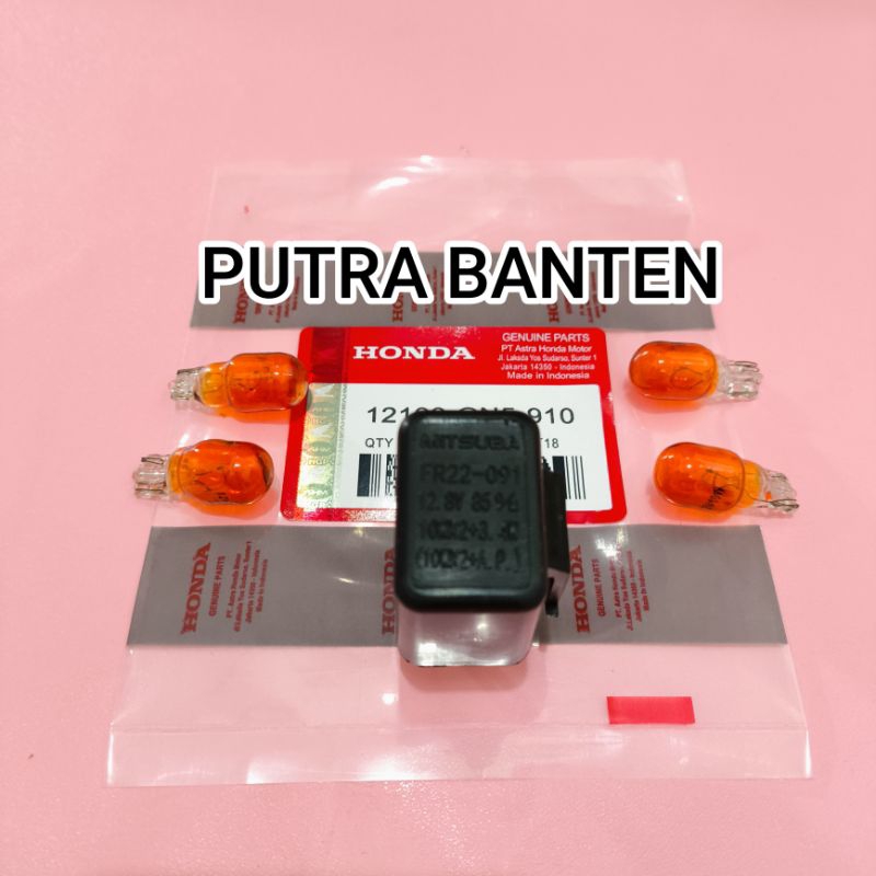 (2-ITEM) FLASHER FLASER SEIN RELAY HONDA ASTREA GRAND PRIMA WIN SUPRA LAMA SUPRA FIT NEW LEGENDA 2 K