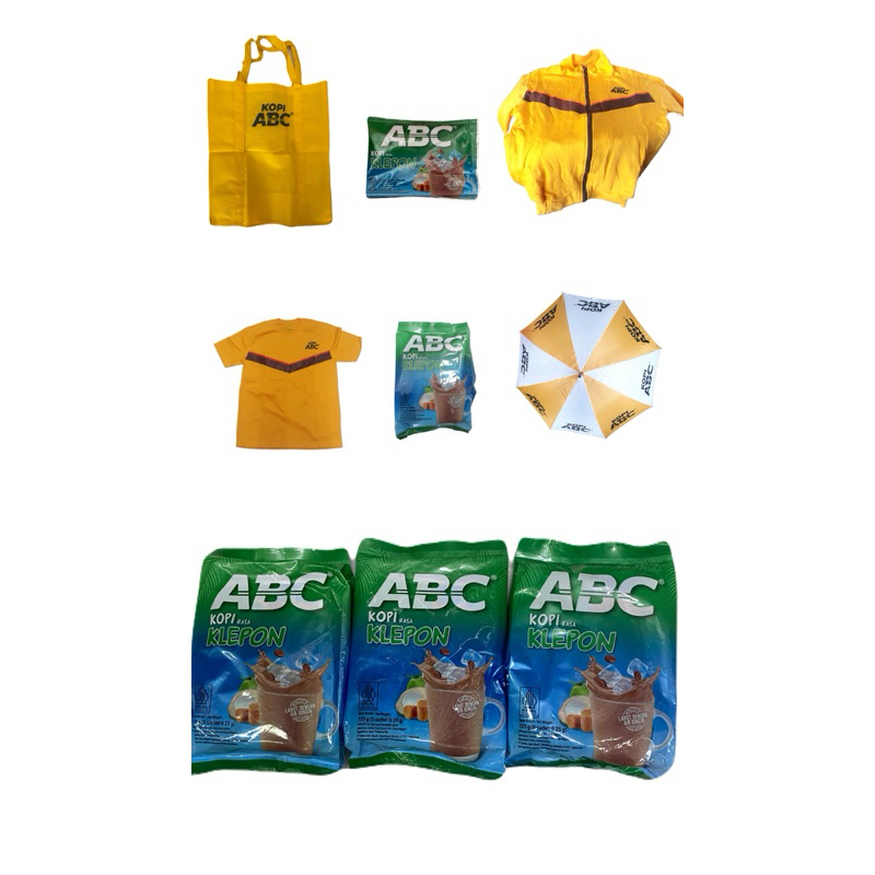 

kopi abc klepon (promo pembelian 3bag free hadiah diatas)