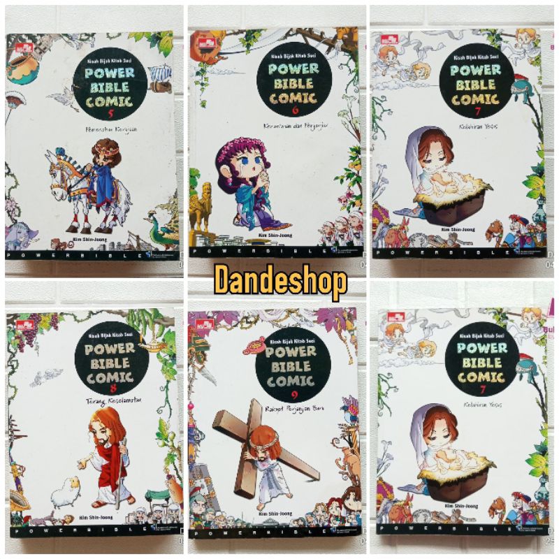 Power Bible Comic - Kisah Bijak Kitab Suci PILIH JUDUL - Science Comic Educomic Komik Pendidikan WHY