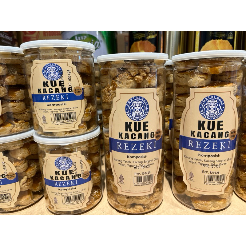 

Poetri Bali Kue Kacang Rezeki 250-500gr