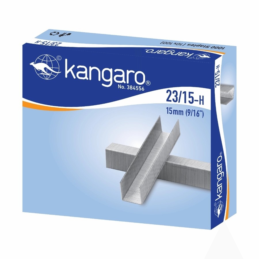 

Isi Staples 23/15-H = 15mm (9/16") KANGARO (1 pcs)