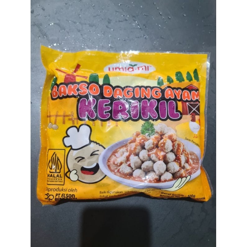 

umami bakso daging ayam kerikil