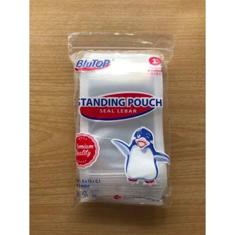 Standing Pouch 9x15 Double Seal / Plastik Klip Berdiri / Zipper Lock - STP 9X15