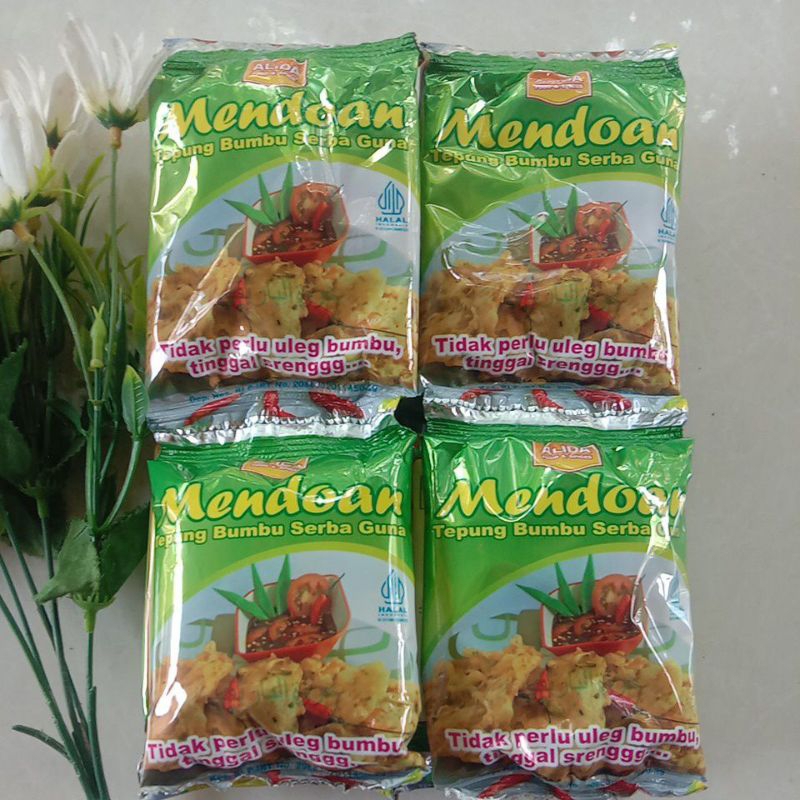 

Tepung Mendoan Alida | Tepung Bumbu Serbaguna Khas Purwokerto Banyumas | 1 pack isi 12 pcs