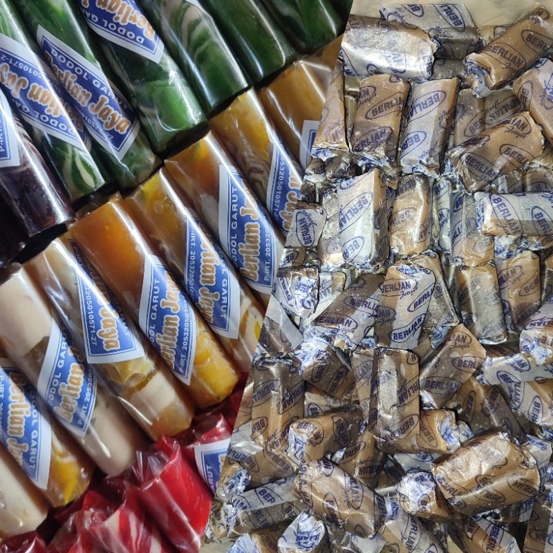 

Dodol Garut Zebra campur dan original campur rasa 1kg