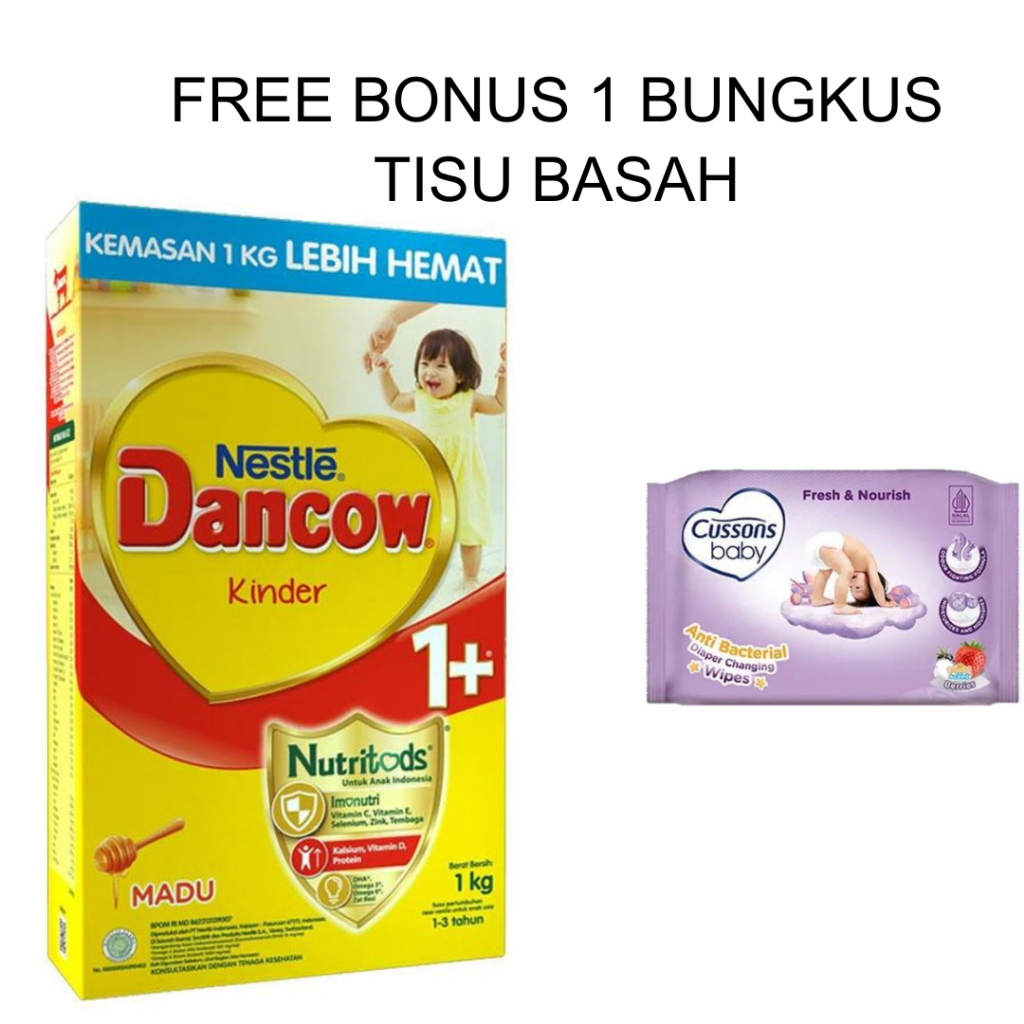 

DANCOW 1+ Madu 1kg – Susu Pertumbuhan dengan Rasa Madu Alami untuk Anak Usia 1 Tahun ke Atas