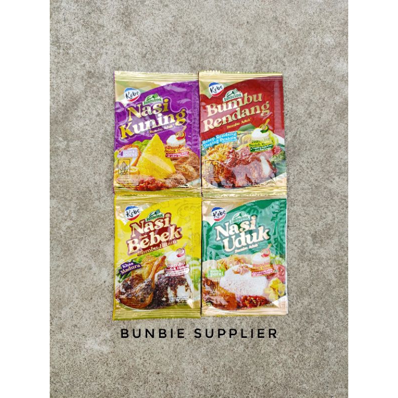

KOBE Bumbu Aduk Nasi Kuning / Nasi Uduk / Nasi Bebek / Bumbu Rendang (SATUAN)