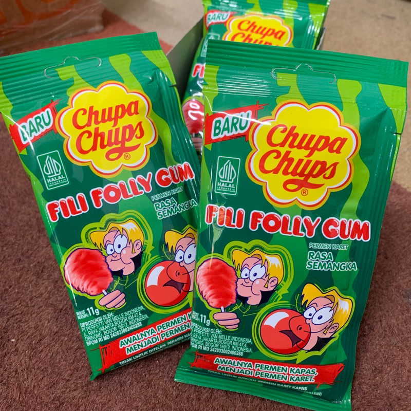 

CHUPA CHUPS FILI FOLLY GUM PERMEN KARET SEMANGKA