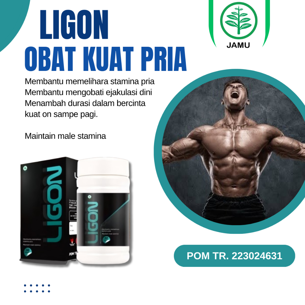 LIGON obatkiatHerbal Ramuan para raja / obat kuat pria tahan lama original 100% bpom