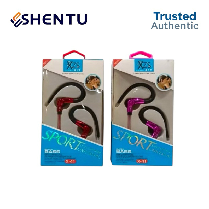 Earphone Headset Kabel XZS X-41 Super Bass Hi-Res Volume