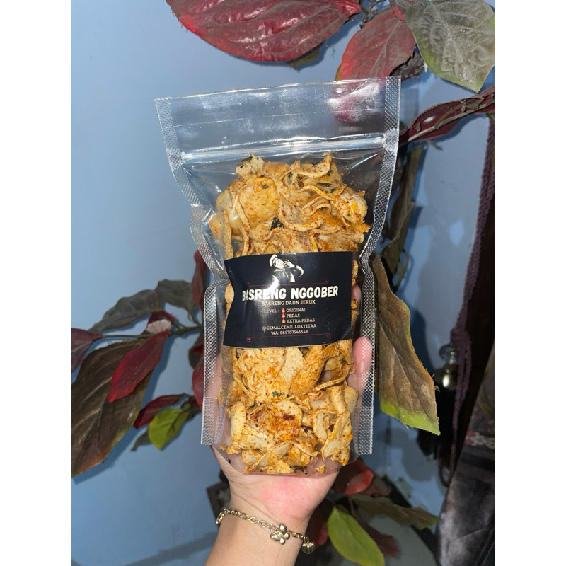 

Basreng Tipis Nggober Pedas Daun Jeruk 120 gram