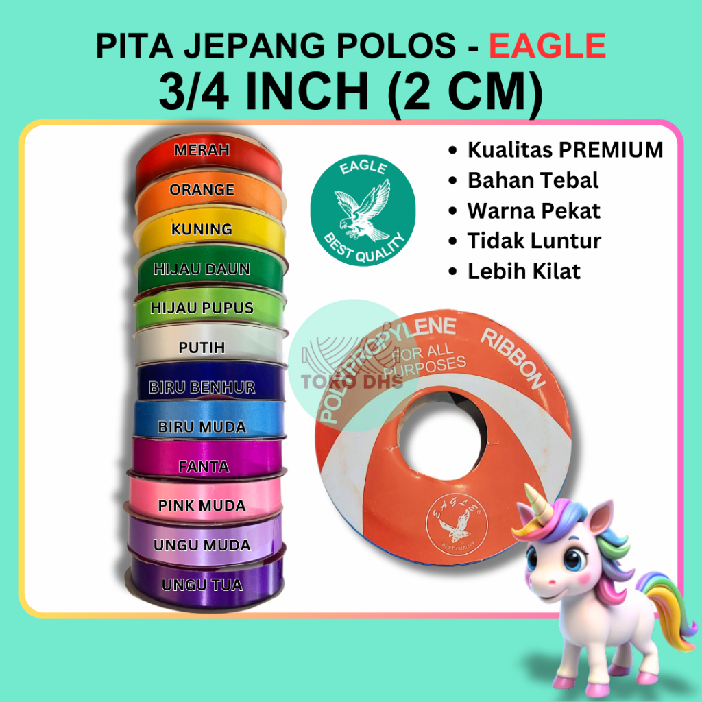 

Pita Kado 3/4 Inch / Pita Jepang 2 cm EAGLE