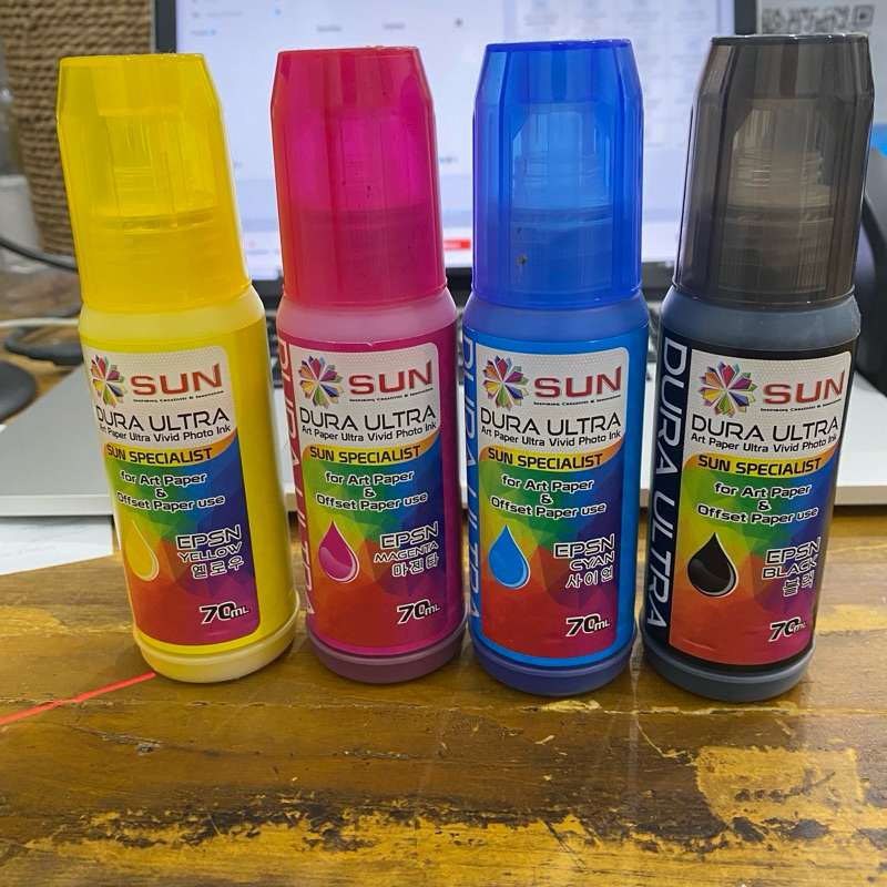 tinta art paper sun satu set 4 warna