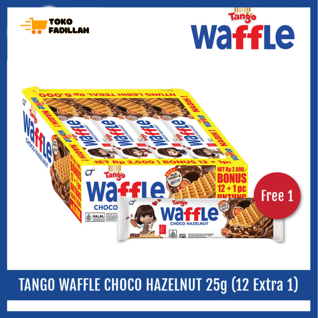 

Tango Waffle Choco Hazelnut - 1 Box isi 12 pcs
