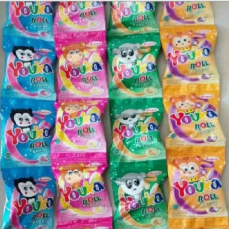 

Youka Roll permen jelly Ranjani 1 renteng 10bks
