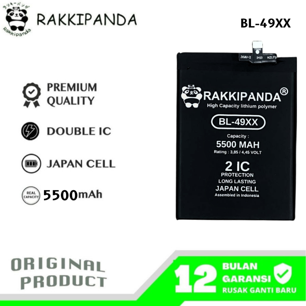 RakkiPanda - BL-49XX Infinix Note 40 X6853 / Note 40 Pro 5G X6851 / GT 20 Pro X6871 Batre Batrai Bat