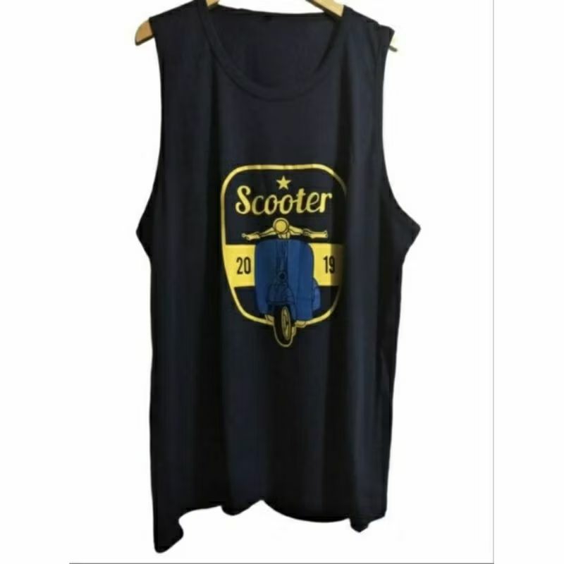 KAOS SINGLET JUMBO PRIA DAN WANITA 2XL 3XL 4XL 5XL KATUN