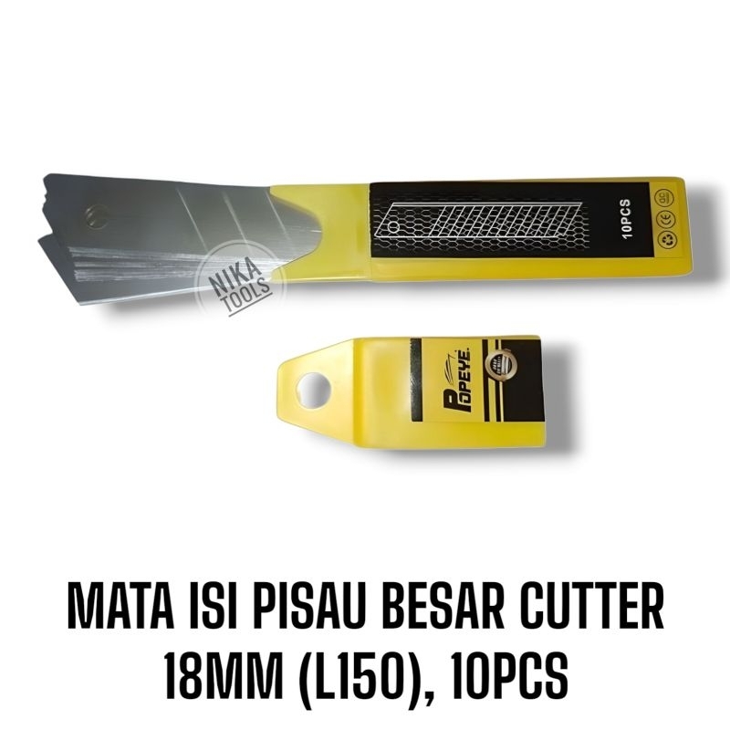 

Isi Pisau Cutter Refill Besar Isi 10 Mata