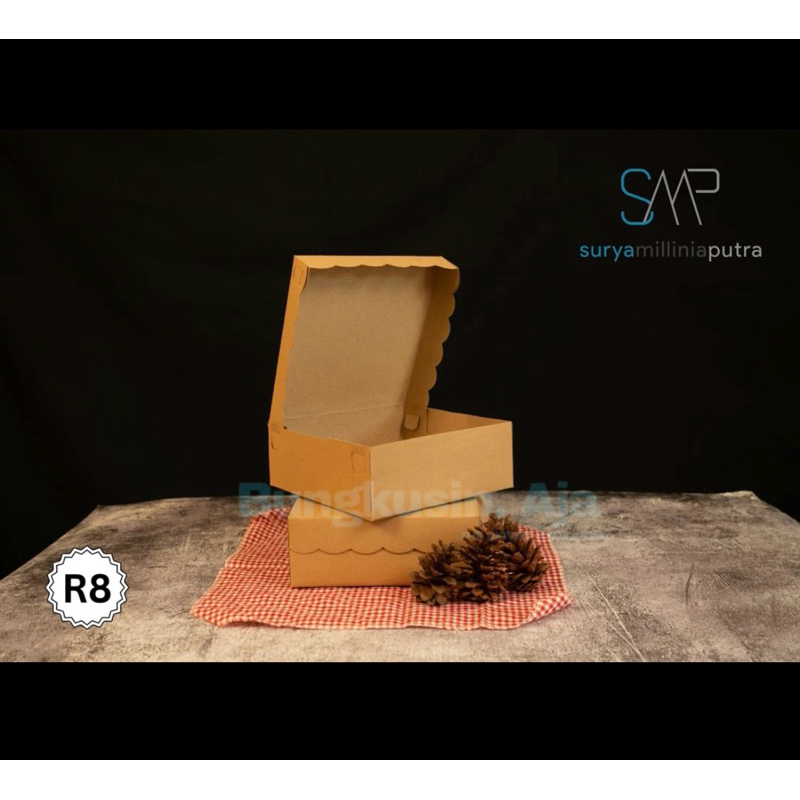 

Dus Box R8 Gerigi/Tutup Penuh - Eco Kraft Standart/Tebal/Super Tebal non laminasi - 1 pack isi 100pcs