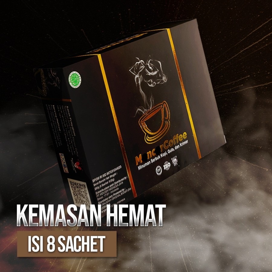 

Moncer Coffeee Minuman Kopi Herball Stamina Original - Resmii Bpom