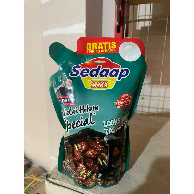 

kecap sedaap refill 725g / sedap kecap manis kedelai hitam