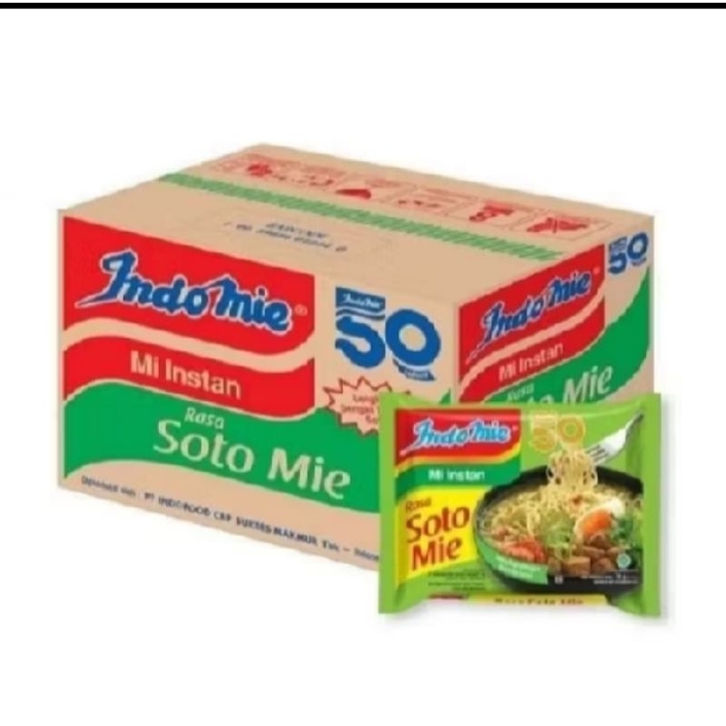 

Indomie soto 1 dus isi 40 pcs
