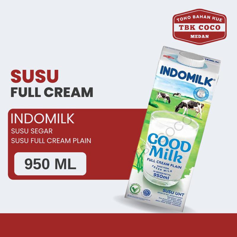 

SUSU FULL CREAM INDOMILK 950ML