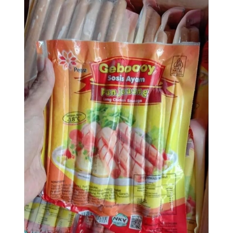 

SOSIS GORENG CRISPY MERK GEBOOY 500GR