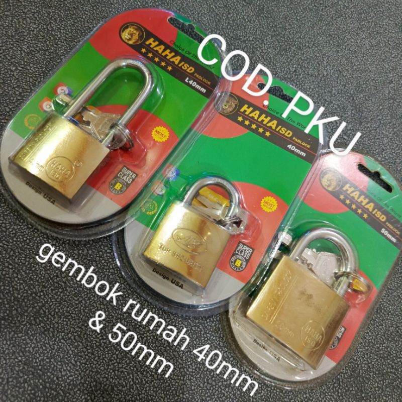 Gembok rumah. Gembok pagar. kunci rumah