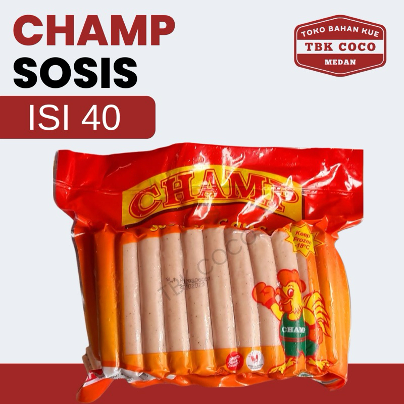 

Sosis Champ Ayam Isi 40pcs | Frozen Food sosis