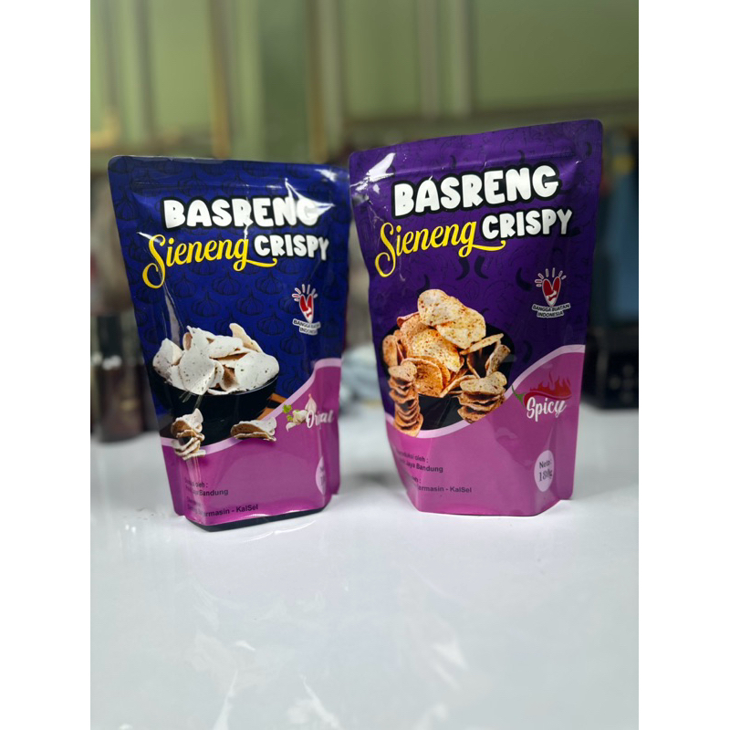 

Combo Basreng Crispy Si Eneng Jualan (1pcs Pedas & 1pcs Original)