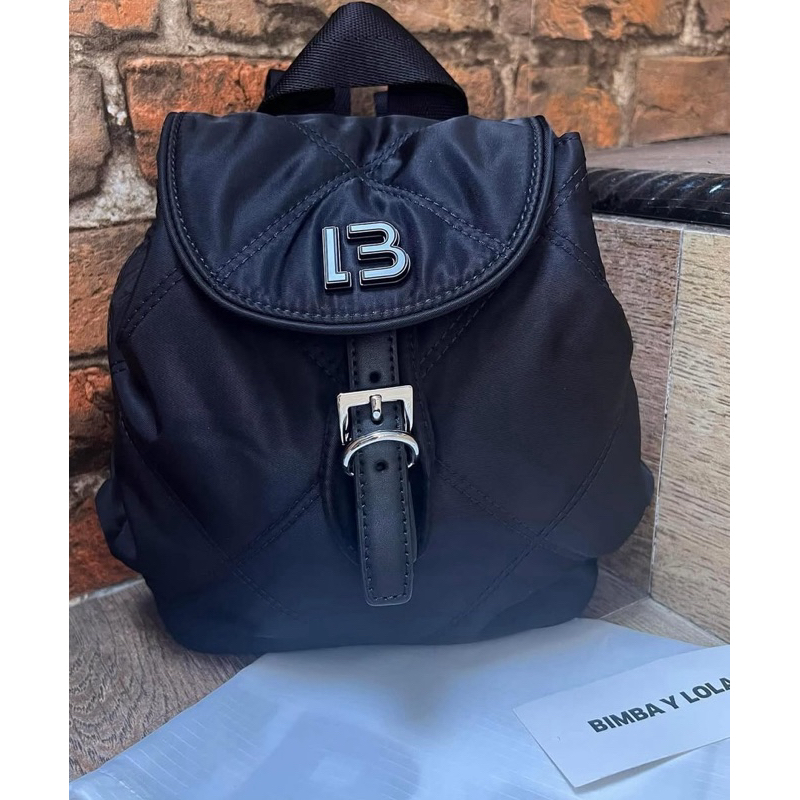 Bimba Y lola 241BBHQ5T.10000  small black padded backpack
