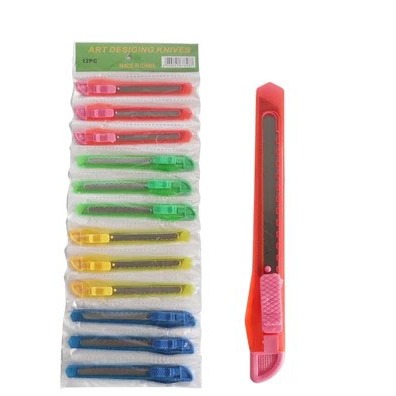 

12 Pcs Cutter Kecil Kemasan Renceng