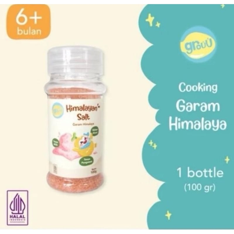

Grouu Himalayan Salt 120gr Garam Himalaya 120gr