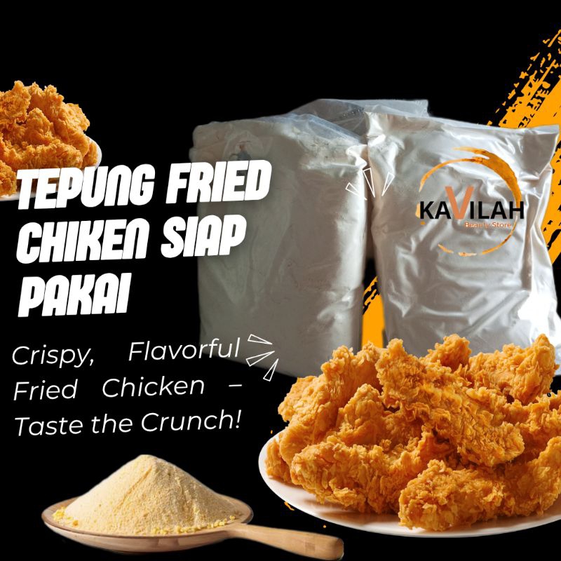

Tepung breaded fried chicken,tepung siap pake,tepung instan serbaguna