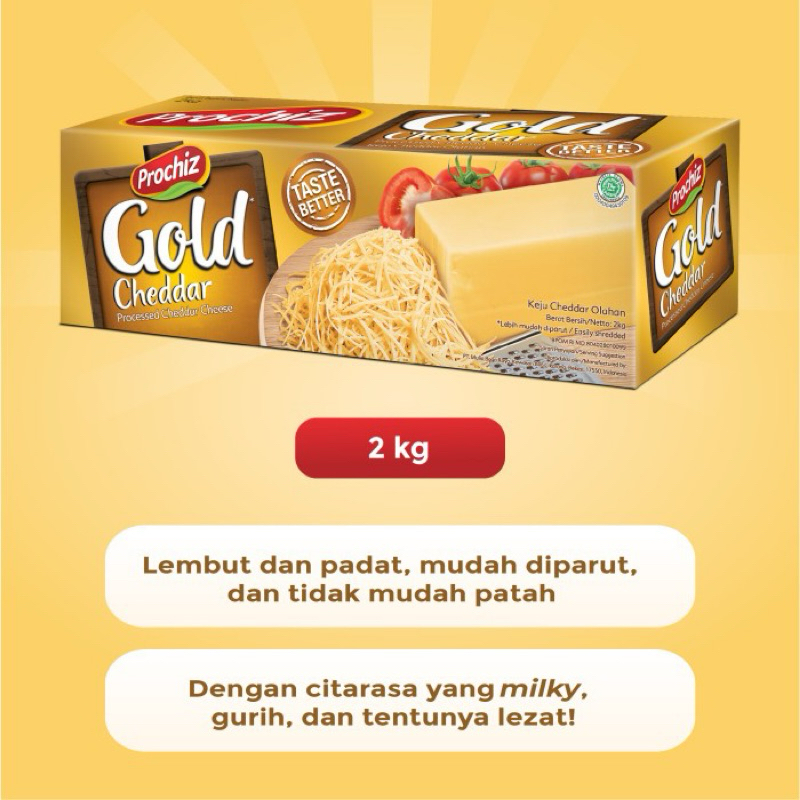 

Keju Prochiz Gold 2Kg (1pcs)