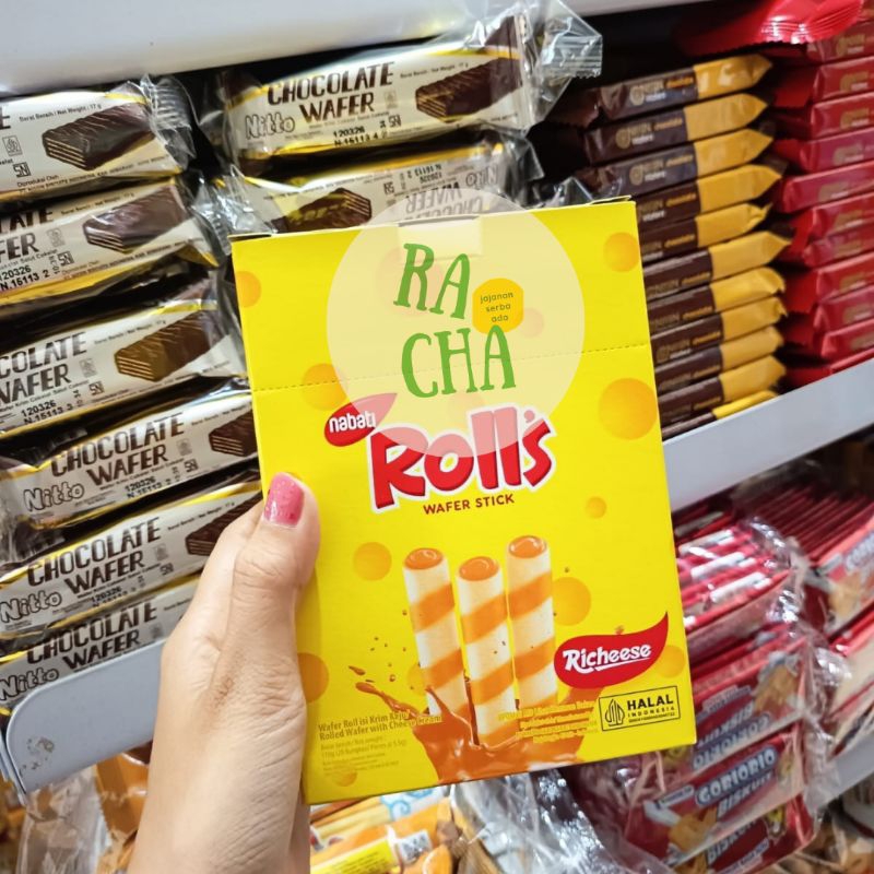 

1 PACK NABATI ROLLS KEJU KEMASAN 500