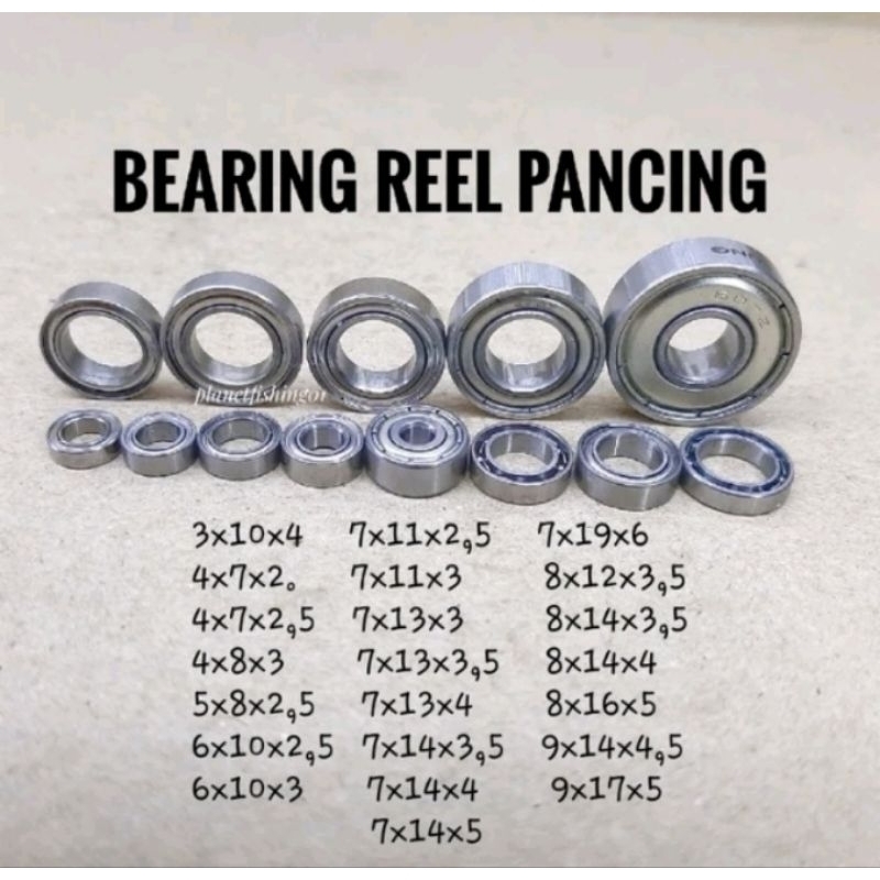 BERING reel pancing roller pinion gear hendel anti karat koros bunyi daiwa shimano riyobi banax dll