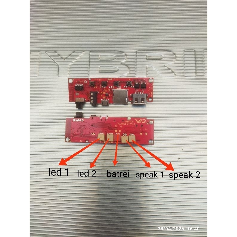 Modul mp3  Speaker Bluetooth, Musik Box.