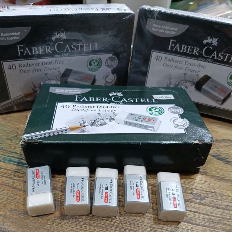 

Penghapus Fabercastell Hitam / Putih (5pcs)